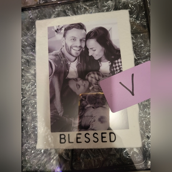 Mud Pie glass picture frame "blessed" - Picture 5 of 5